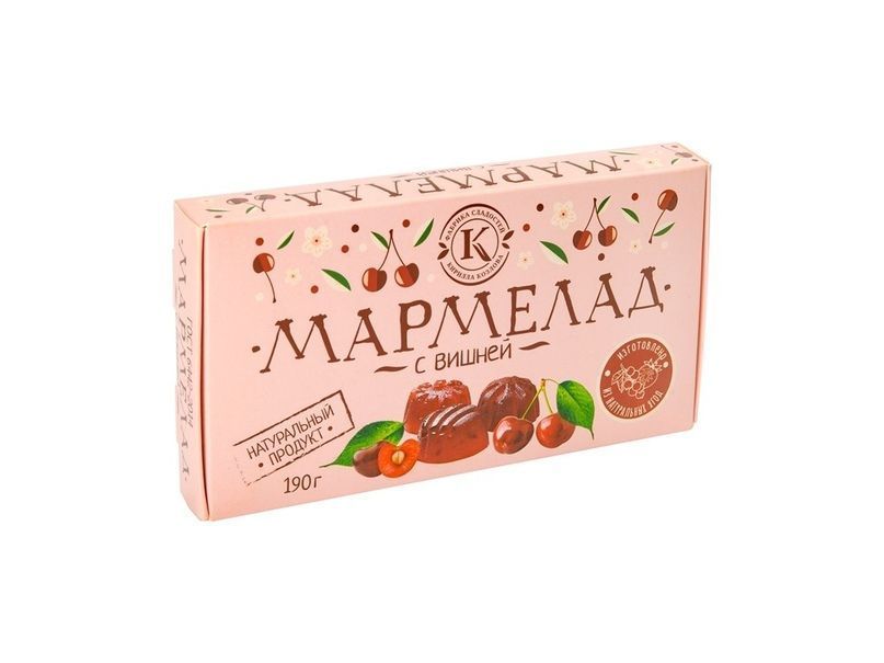 Мармелад с вишней 190г