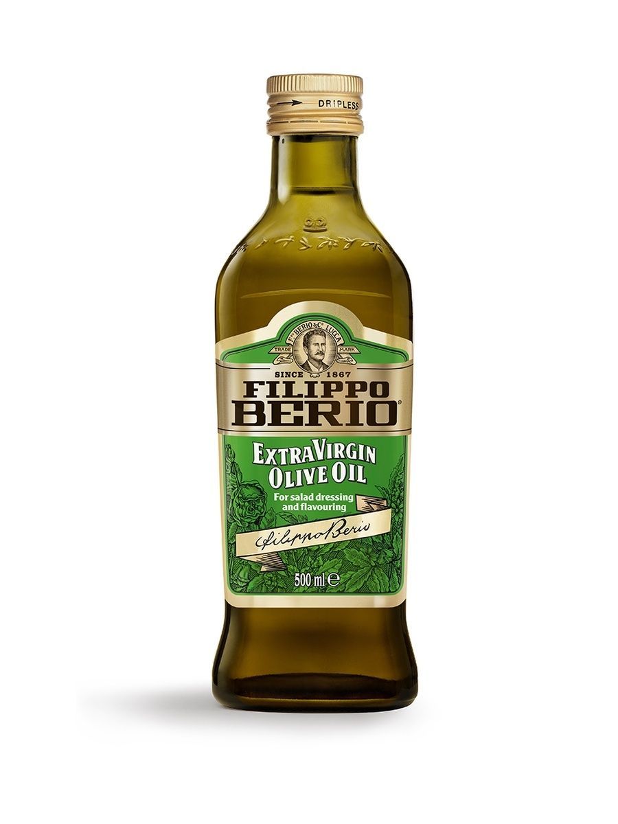 Масло оливковое Filippo Berio Extra Virgin нерафинированное, 500 мл