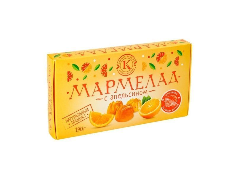 Мармелад с апельсином 190г